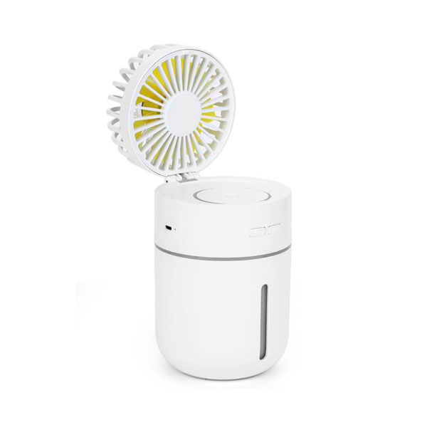 喷雾风扇小电风扇便携式脸部补水霜usb充电小型加湿器移动电源可定制