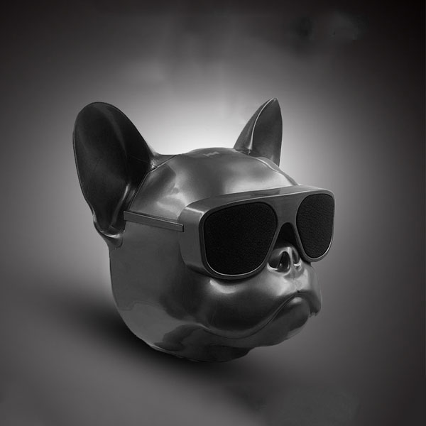 法斗牛犬蓝牙音箱狗头音响超重低音户外迷你小钢炮可爱无线便携式可定制