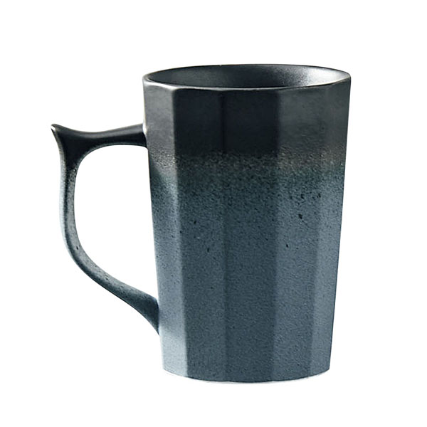 复古陶瓷水杯 创意亚光磨砂咖啡杯定制
