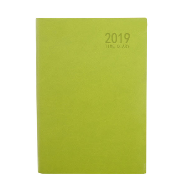 2019年年历定制商务日程笔记本 创意a5糖果色标签记事本