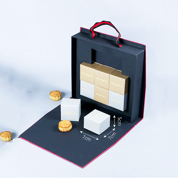 中秋月饼包装盒礼盒50-100g蛋黄酥包装盒手提月饼盒中秋送礼可定制