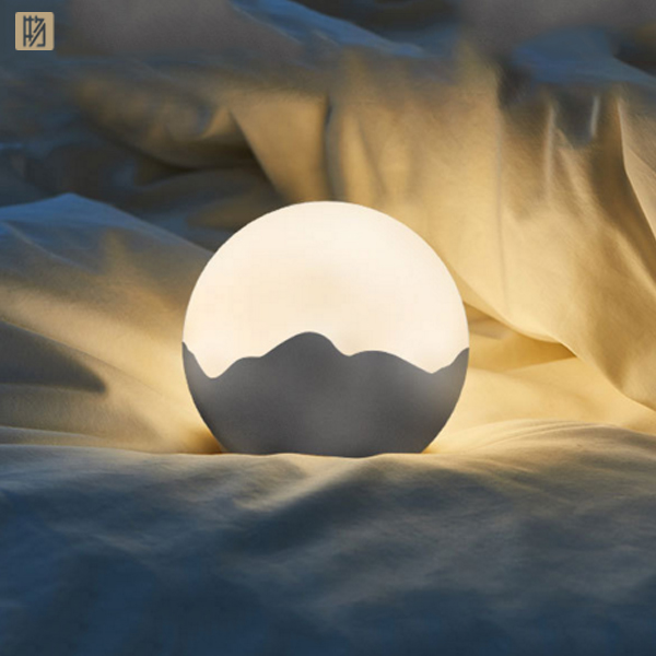 创意礼品定制 led小夜灯 触摸调光床头灯橱柜灯月亮灯拍拍灯