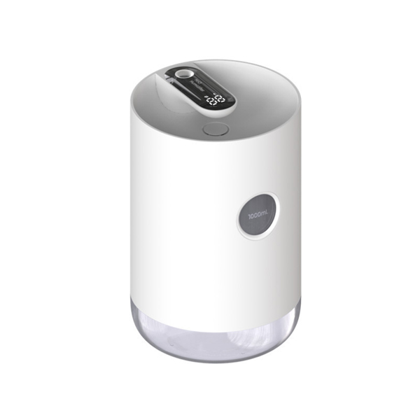 优贰大喷雾1升容量USB充电蓄电LED显示水韵加湿器直接加水喷雾仪