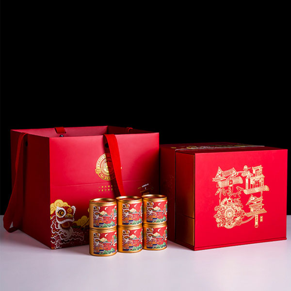 新春陶瓷罐茶叶包装盒空礼盒