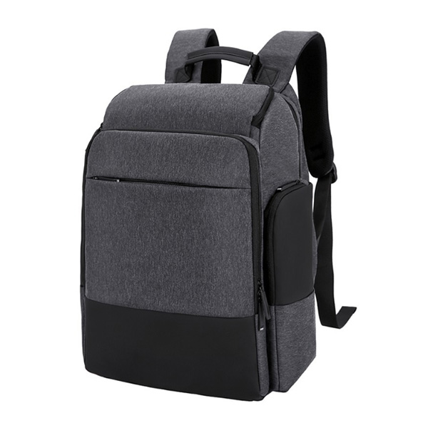 跨境新品商务男士双肩背包15寸电脑包 会议出差便携背包礼品定制