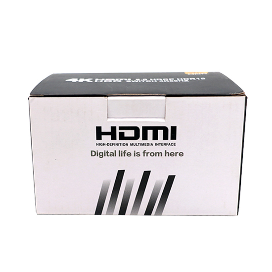 定制多功能转化器包装盒 HDMI切换器彩盒 HDMI分配器包装盒