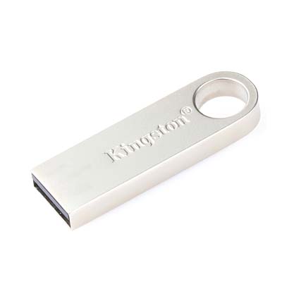金士顿（Kingston）32GB U盘 DTSE9H 金属 银色