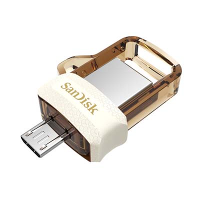 闪迪(SanDisk) 32GB 金色 至尊高速USB3.0 双接口手机U盘定制