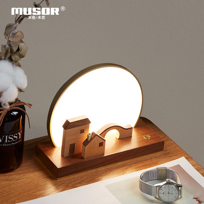 新款夜灯摆件卧室家用香薰夜灯空气净化装饰桌面香薰夜灯