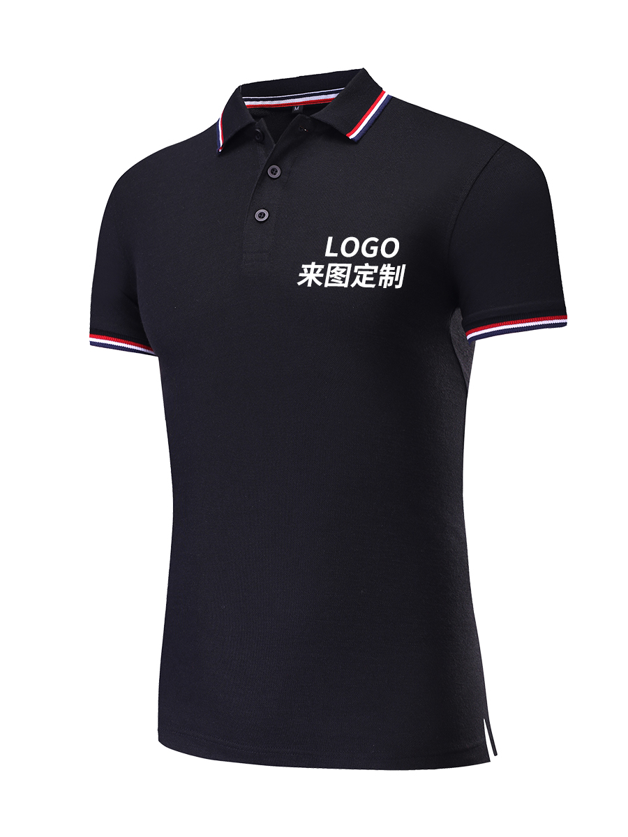 定制T恤polo衫工作服文化廣告衫刺繡翻領純棉印logo字圖工衣慶典