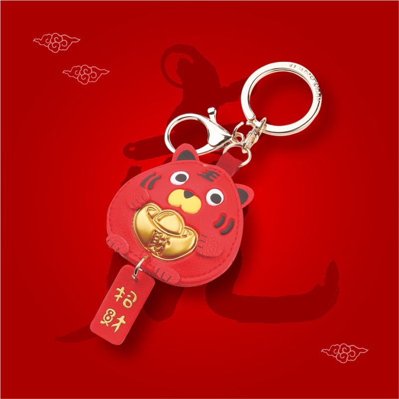 虎年禮品年貨鑰匙扣包掛件卡通老虎文創旅游會議節慶吉祥物紀念品