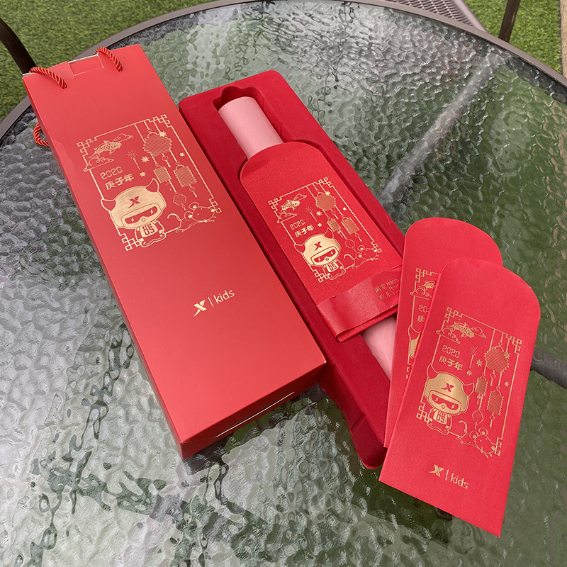 2022企业新年对联礼盒定制 春节营销对联礼品带手提袋包装盒