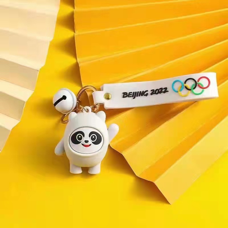 2022新款PVC软胶包饰品可爱熊猫钥匙扣公仔挂件礼品