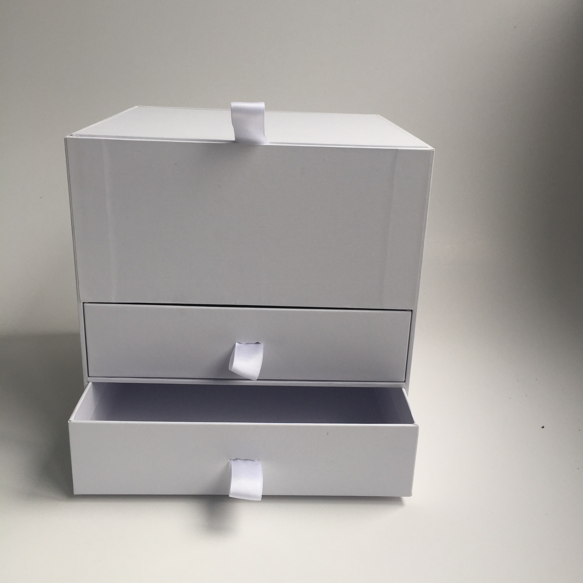 定制多层节日礼盒 创意双层抽屉礼品盒 翻盖抽屉包装纸盒定做