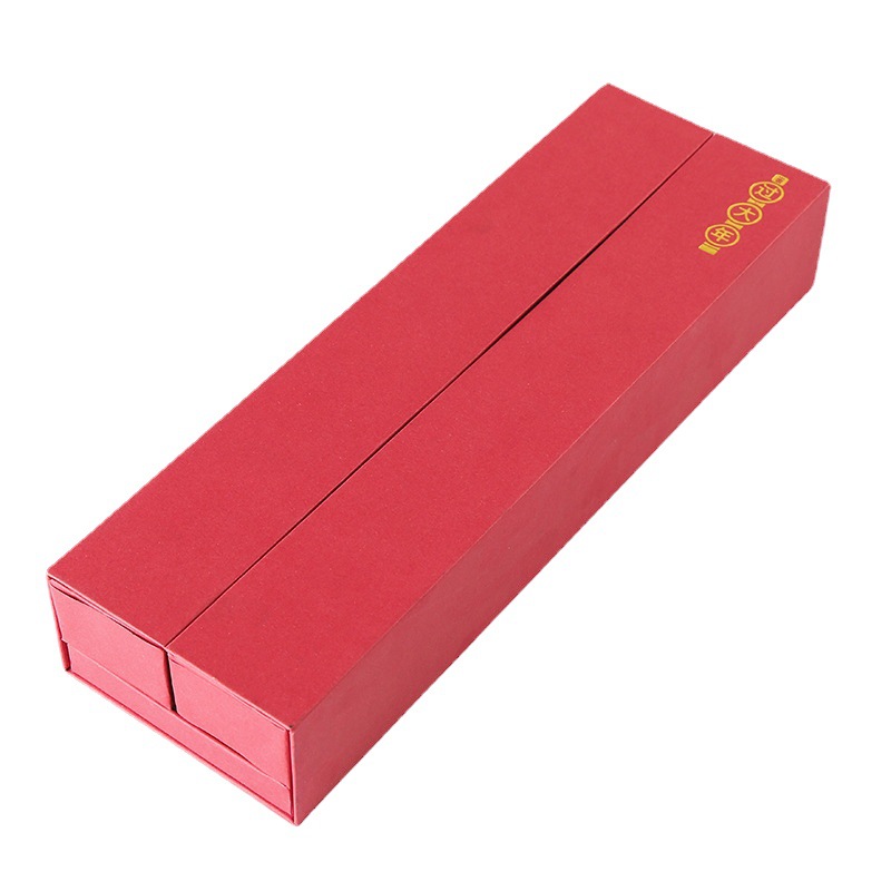 对开门礼大红色礼盒定制 创意双开门化妆品包装盒 双翻盖礼品盒定做