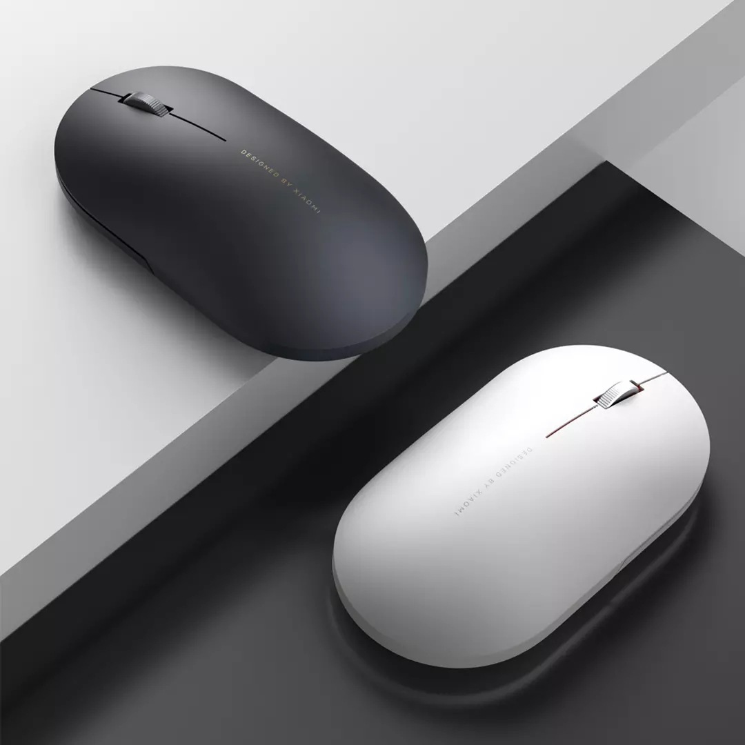 小米无线鼠标2静音无声笔记本台式电脑游戏鼠标舒适2.4G接收滑鼠