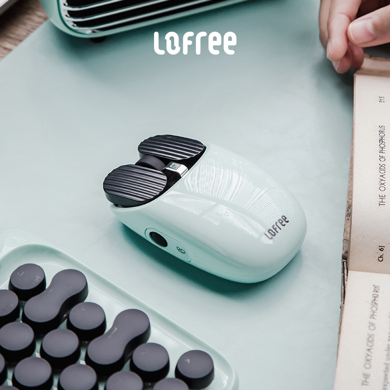LOFREE洛斐无线蓝牙鼠标适用于电脑笔记本通用办公时尚