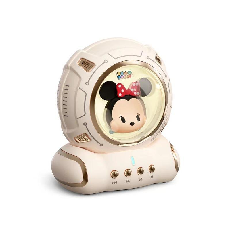 迪士尼新款无线蓝牙音箱可插卡太空舱音响桌面创意可爱迷你卡通款