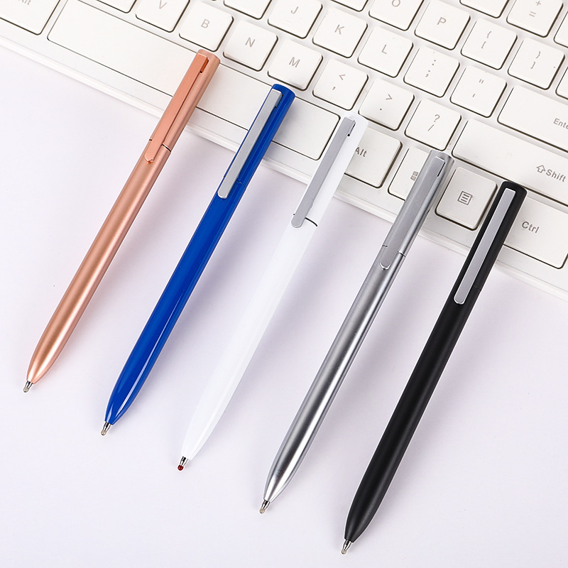 小米签字笔 米家金属商务礼品中性笔 简约设计旋转金属圆珠笔现货