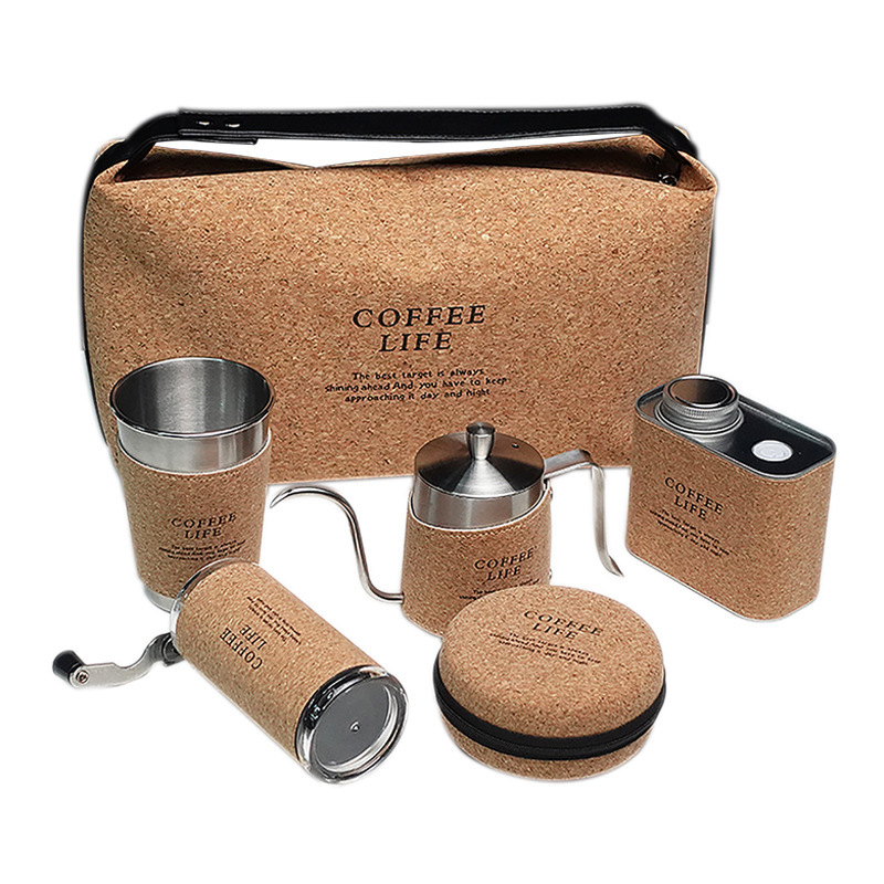 手冲咖啡套装手冲壶磨豆机全套户外手提便携套装咖啡器具礼盒