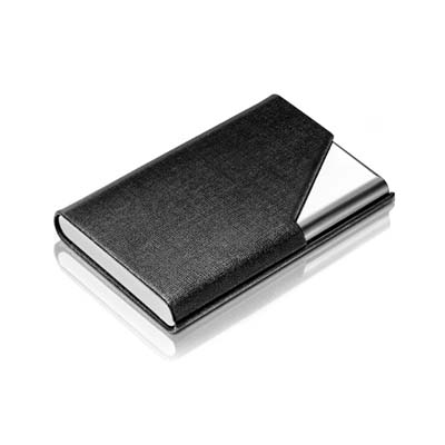 新款不銹鋼甲骨紋高檔商務名片盒鋁合金創意個性定制名片夾