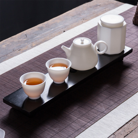 旅行茶具玉瓷陶瓷套装德化手工白瓷陶瓷盖碗茶杯整套家用礼品套装