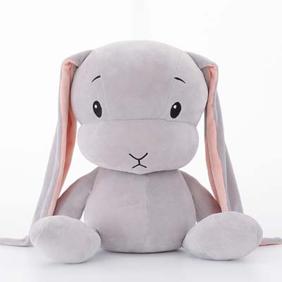 柔软舒适的兔子毛绒玩具吉祥物毛绒玩具定制